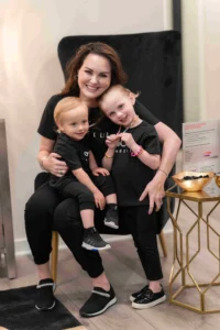 Erica Sharp with Kids